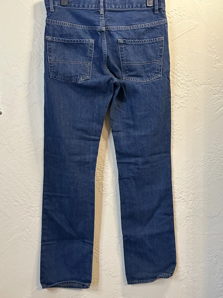 The Childrens Place Jeans Boys size 14 Skinny Blue Denim Dark Wash Pants 27x26 - Image 4 of 4
