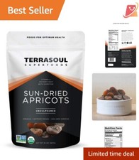 Sun-Dried Organic Apricots, 32 Oz   Perfect for Snacks  Vibrant Trail Mix