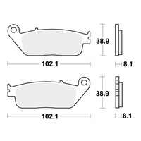TRW BremsbeläGe Passend Vorn FüR Triumph America 865 Bj. 2007-2017