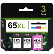 65 XL Ink Cartridge For HP 65XL Ink Deskjet 2600 2652 3755 ENVY 5010 5055 5058