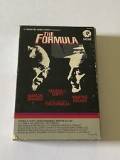 The Formula Beta Tape Betamax NOT VHS George C Scott Marlon Brando MGM Gatefold