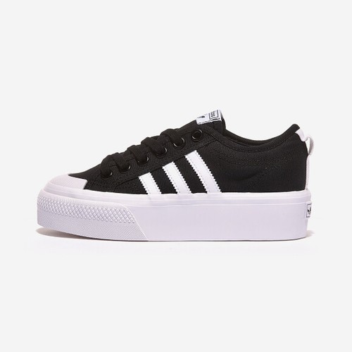adidas nizza black and white womens