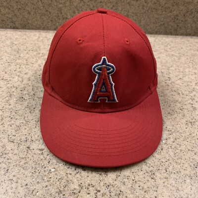Los Angeles Angels Hat Cap MLB Baseball Hat OC Sports Red Youth Adjustable Fan