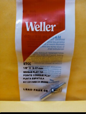 WELLER ETCC WELLER ET Bevel Soldering Tip