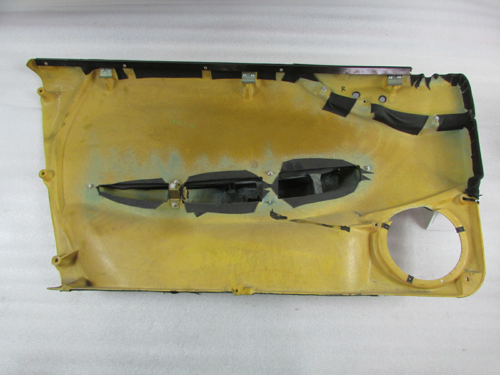Ferrari 360 RH, Right Door Panel, Black with Yellow Stitching, Used P/N 65007500