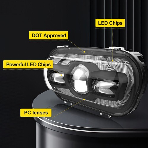 For Harley Davidson Softail Fat Bob FXFB 114 FXFBS 2018-2022 LED Headlight W/DRL - Picture 8 of 14