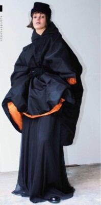 COMME des GARCONS Poncho Down Jacket Coat Size S Black Women Japan