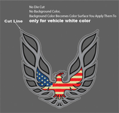 42 X 42 Firebird Hood Graphic Decal Sticker For Pontiac Trans Am GOLD BLK 455 42 X 42 Firebird Hood Graphic Decal Sticker For Pontiac Trans Am GOLD BLK 455