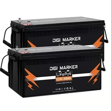 12V 300Ah 220Ah 135Ah 45Ah Lithium Battery LiFePO4 Rechargeable Deep Cycle Solar