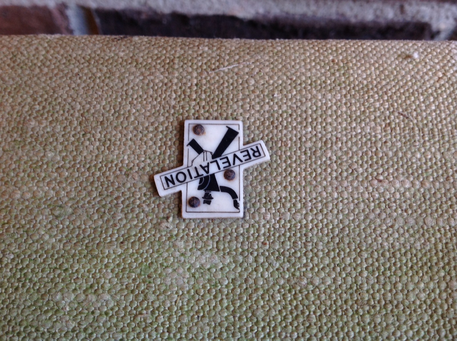 RARE VINTAGE 1930's CANVAS & SADDLE LEATHER SUITCASE CLASSIC CAR PORSCHE R$2695 image 8