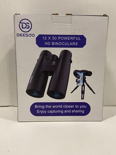 Deesoo 12x50 Binoculars for Adults High Powered HD Binoculars