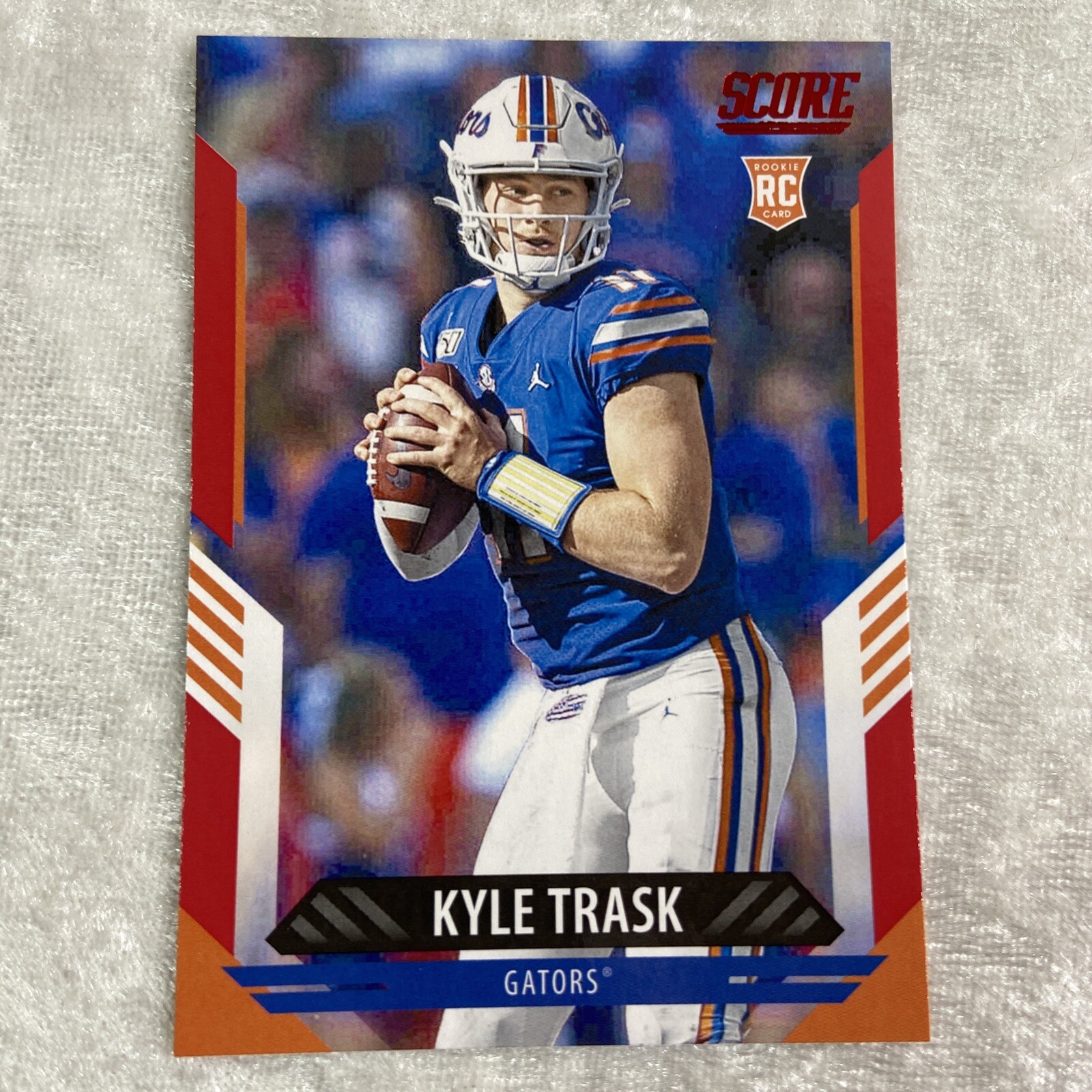 Kyle Trask RC 2021 Panini Score Red Foil Rookie Parallel Buccaneers Card #305
