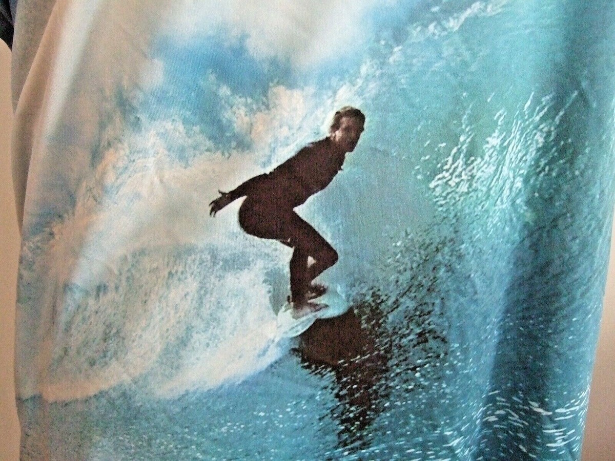 Mens Get A Life Surfing SURFER Shirt Graphic T Size 3XL Polyester