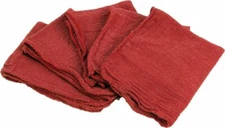 Wilmar Performance Tools W1476 Red Shop Towels Rags-25 Count