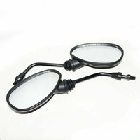 FüR Royal Enfield Bullet 500Cc Thunderbird RüCkspiegel Set Schwarz 888193 Ecs