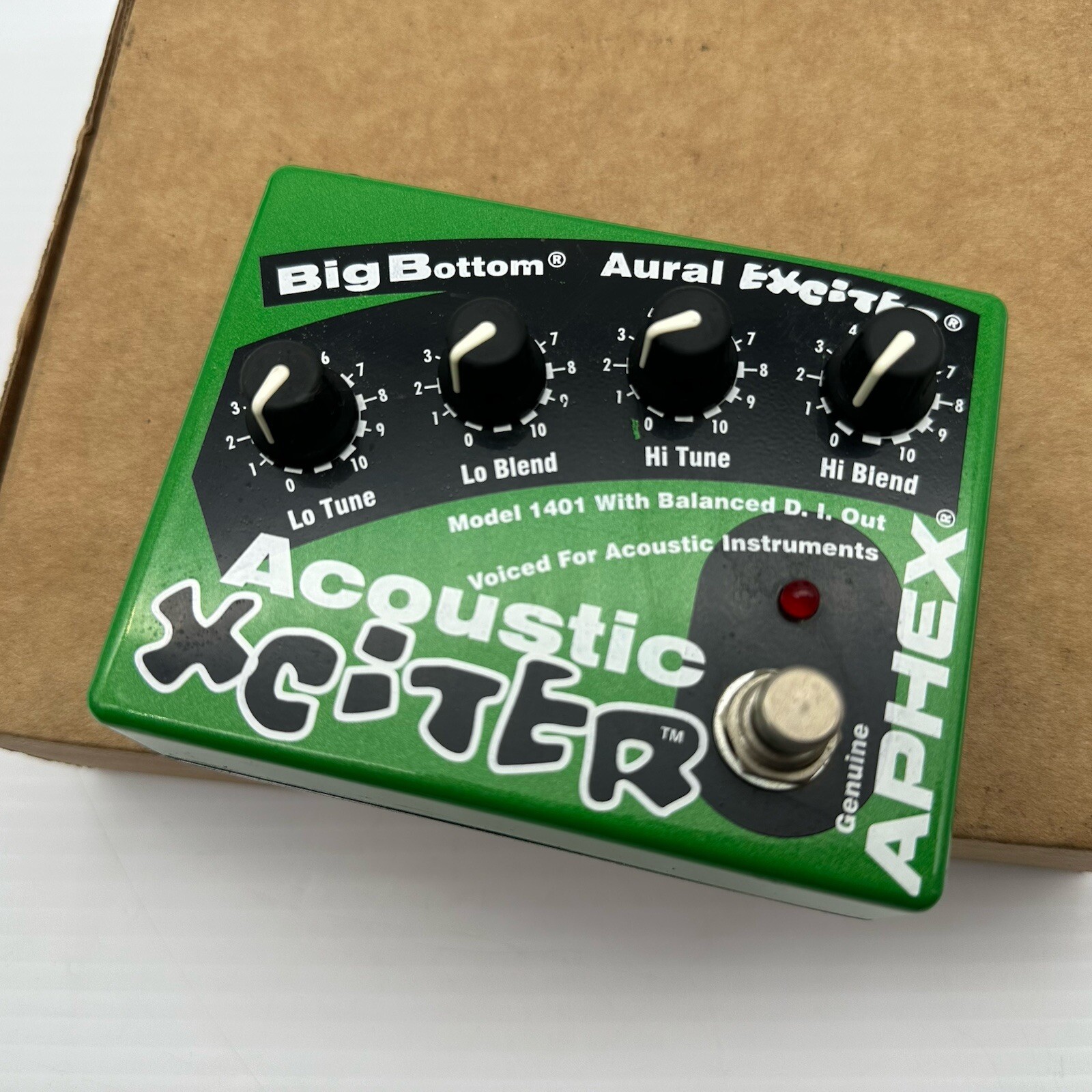 Aphex Acoustic Xciter Model 1401 Big Bottom Aural Exciter DI No power cord eBay