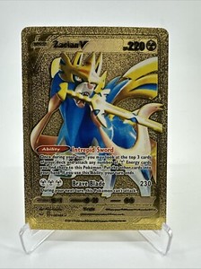 golden zacian pokemon card price Zacian V Gold