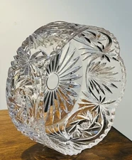 Antique American Brilliant Period Hand Cut Crystal  Fruit Bowl Discontinued