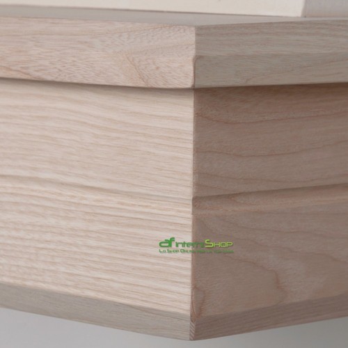 Cappa STOCK cucina legno rustica 90 frassino grezzo,camino nicchia CL90-FGBnC52 - Foto 6 di 8