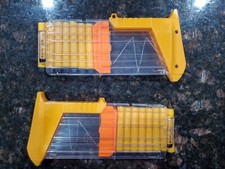 2 Nerf Doomlands Double Dealer Clear Magazine 12 Dart Clip Orange W/ Darts