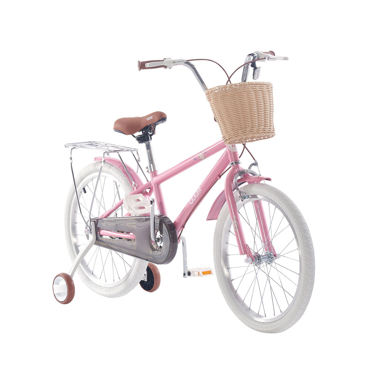 16 18 20 22 Inch Kids Bike Children Girl Bicycle Pink Cycling