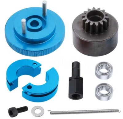 Schwungrad + Kupplung +16T Zahn Kupplungsglocke & Lager Satz für 1/10 Nitro Motoren