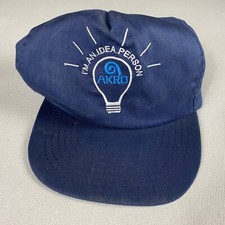 Idea Person Akro Hat VTG Snapback Cap Automotive Tools Parts Car Truck USA Made