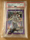 2024 Topps Cosmic Chrome  Drake Maye #162 Purple Nebula Ref /150 RC PSA 10