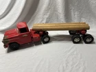 1960 Tonka Log Truck All Original Pressed Steel Hauler VHTF RARE VINTAGE