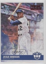 2018 Diamond Kings Photo Variation Artist Proof Red Jackie Robinson #28 HOF 02v3