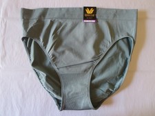 WACOAL B-SMOOTH HI-CUT WOMENS BRIEF PANTY 834175, XXL, STONE BLUE, NWT 16
