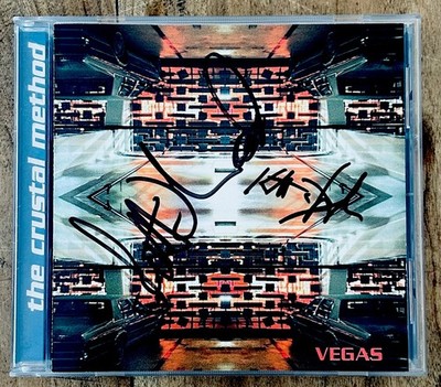 Crystal Method - Vegas - AUTOGRAPHED CD - Debut 1997 Mint