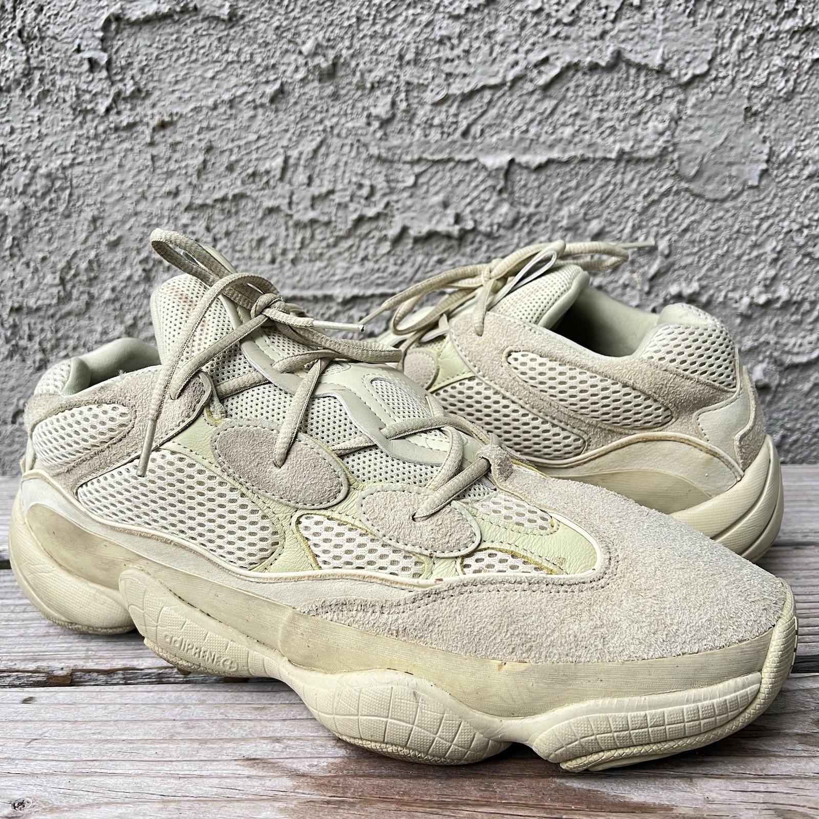 Adidas Shoes Men Size 14 Yeezy 500 Super Moon Yellow Brand New