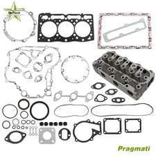 For Kubota D1105 Complete Cylinder Head With 1G065-03044R Full Gasket Kit
