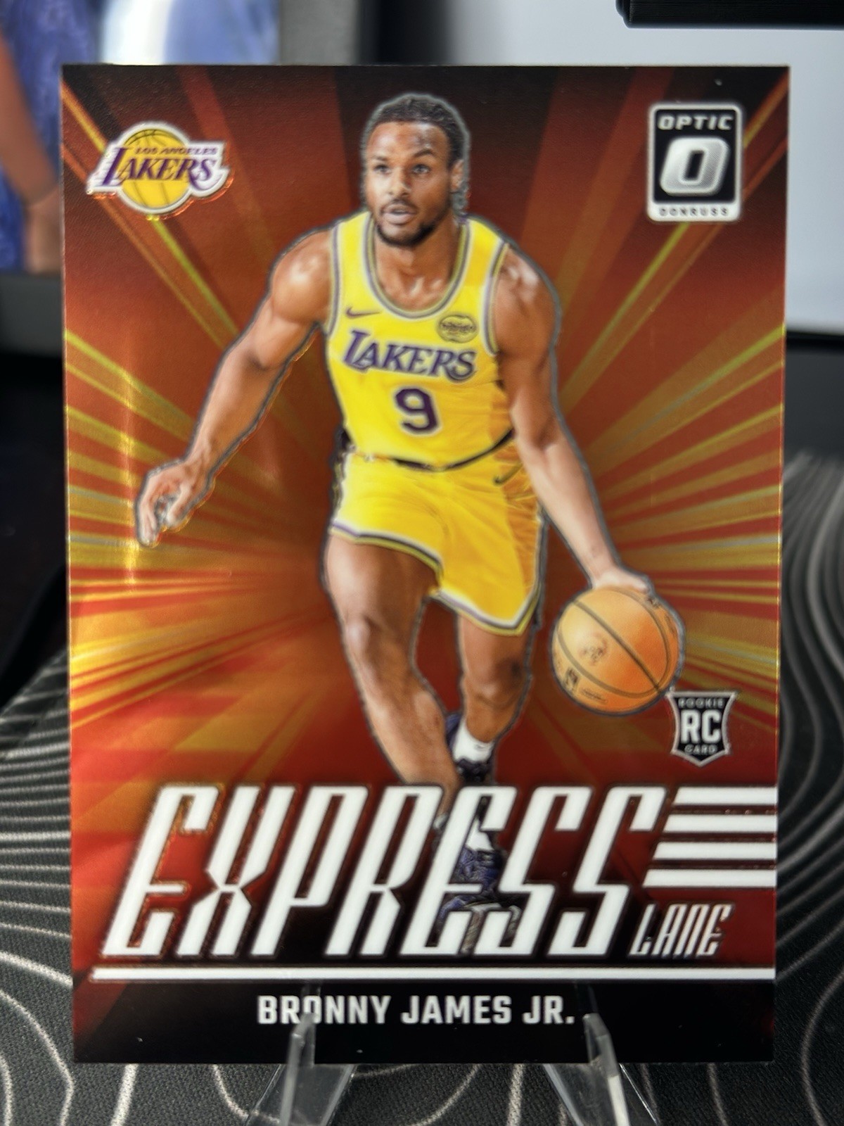 2024-25 Panini Donruss Optic - Express Lane Bronny James #4 (RC)