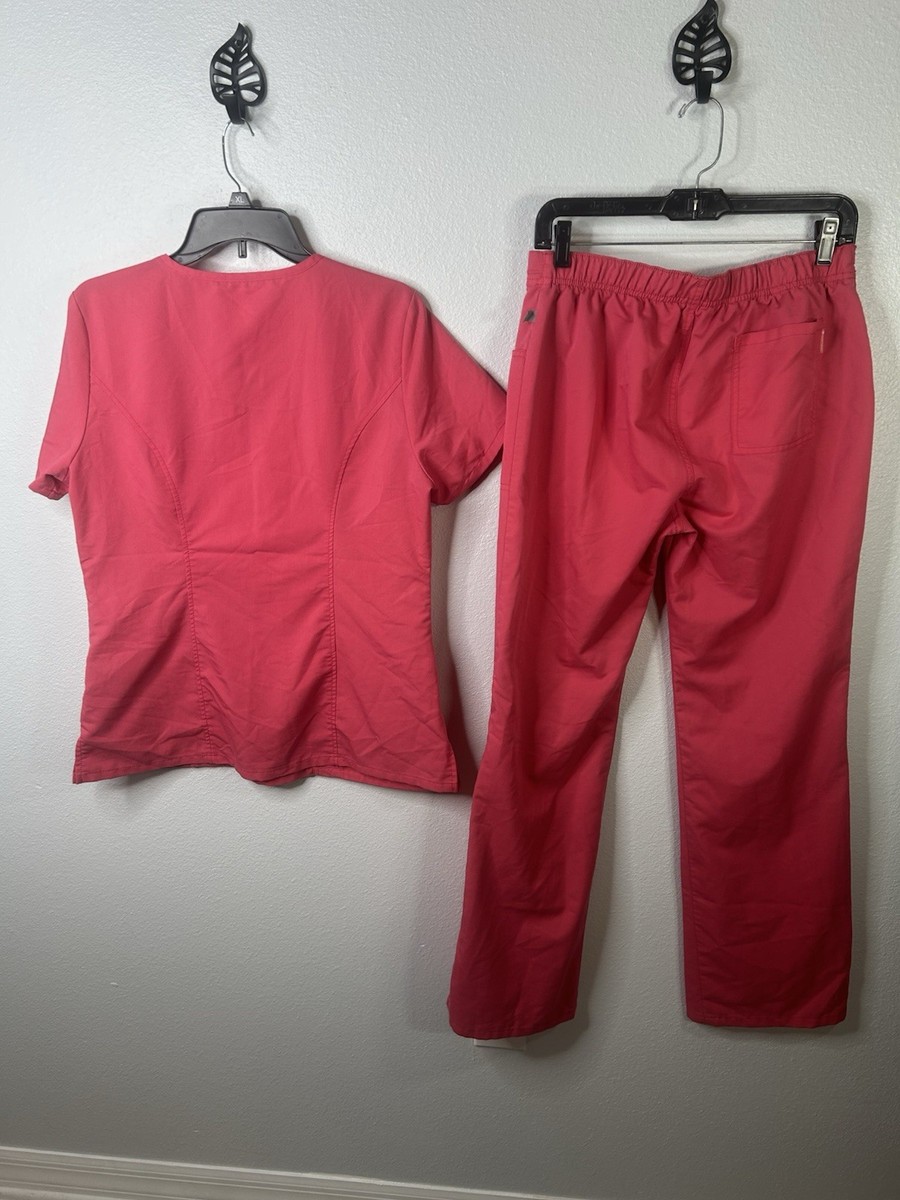 Code Happy Medium Scrub Top & Small Scrub Pants View 6