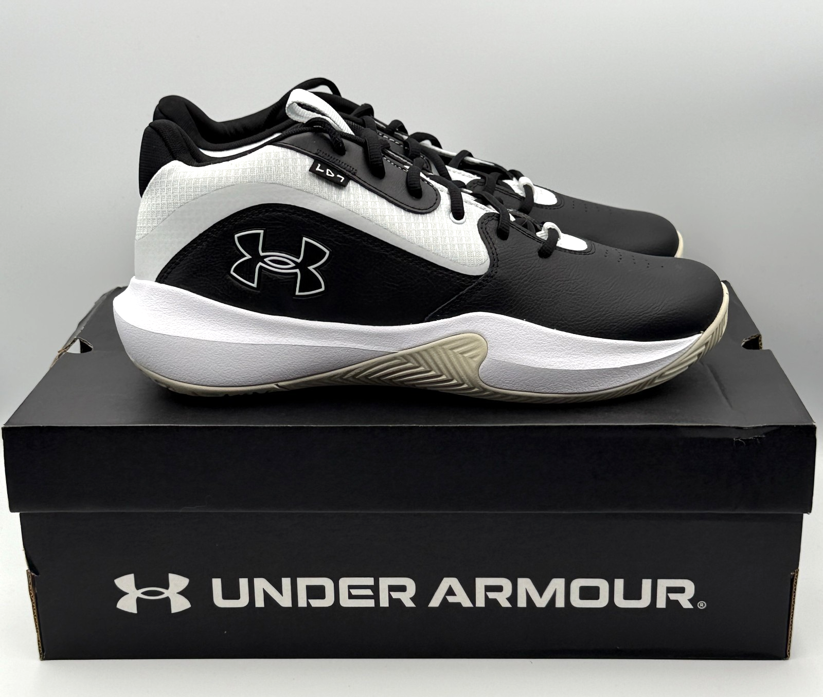 SAOLA Scarpe Under Armour Lockdown 7 Uomo Taglia 11 5 Nero Bianco 3028512 002