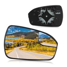 BDFHYK Passenger Right Side Heated Mirror Glass Compatible with Fusion 2013