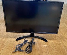 LG 27UD58-B 27 inch Widescreen 4k LED Monitor with HDMI Cable