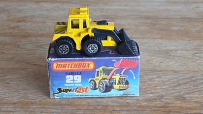 Matchbox Superfast No. 29 Tractor Shovel unbespielt + original OVP
