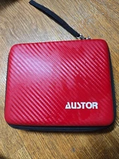 Nintendo DS Austor Travel Case Storage Carrying Case Black/Red
