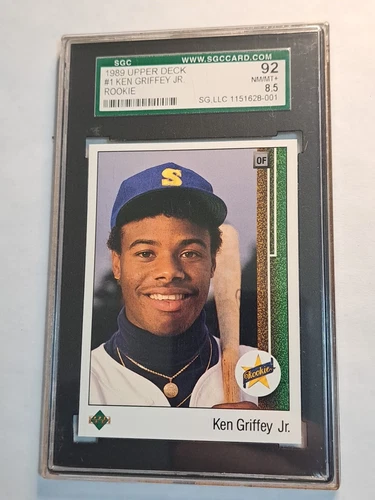 1989 Ken Griffey Jr. Upper Deck Rookie #1 SGC NM-MT 92