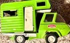Vintage 1970’s Tonka Green RV/Camper Pressed Metal Car