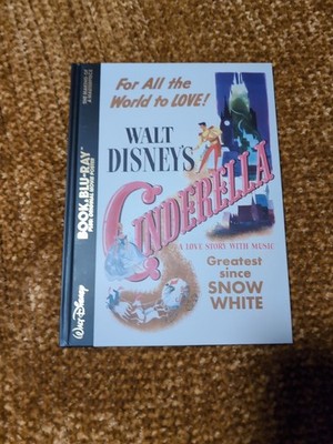 Walt Disney's ''Cinderella'' Making Book & Blu Ray, with Poster  (Hardback, 2021)