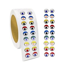 BLMHTWO 2000 Pieces Eye Stickers Large Googly Eyes Self Adhesive Colorful