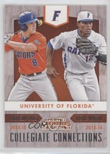 2015 Panini Contenders Collegiate Connections Harrison Bader Richie Martin 0f3j
