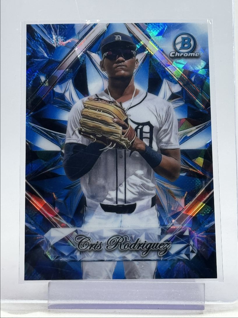 CRIS RODRIGUEZ 2025 BOWMAN CHROME SAPPHIRE SELECTIONS TIGERS Q3249