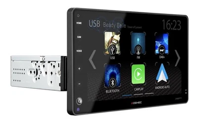 9" 9 Zoll 1-DIN Moniceiver DAB+ Bluetooth kabellos Apple Carplay Android Auto - Bild 1 von 4