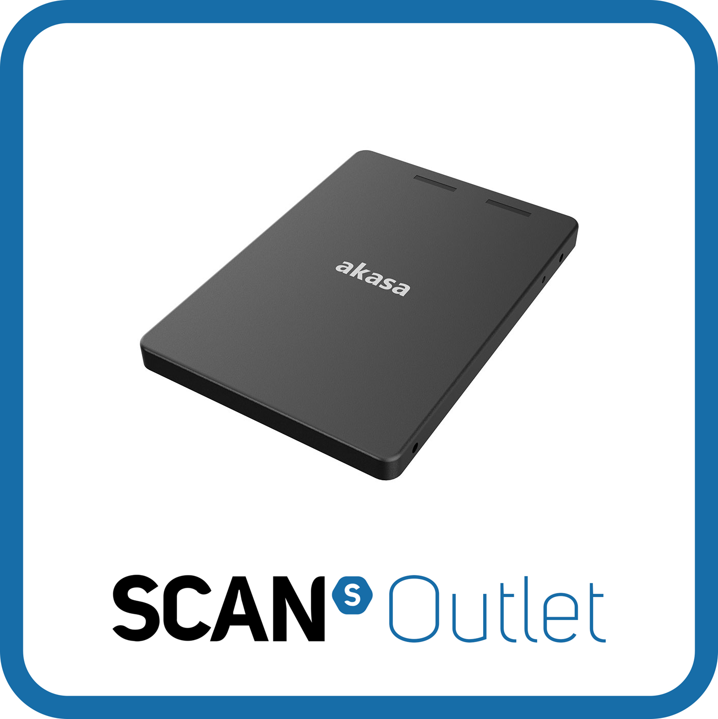 Akasa AK-EN2SM2-BK M.2 SATA to 2.5"" SATA Adapter Enclosure