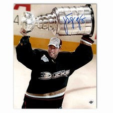 Jean-Sebastien Giguere Autographed Anaheim Ducks 2007 Stanley Cup 8x10 Photo